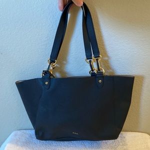 New Ralph Lauren Bembridge novelty shopper tote in Black